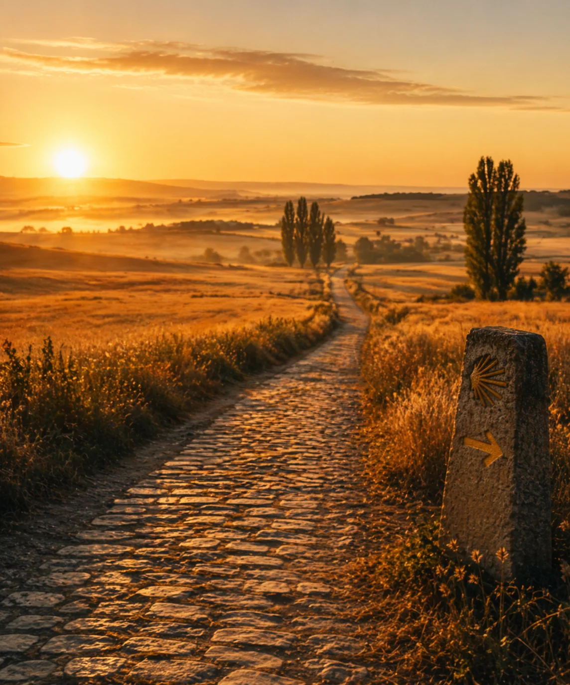 Paisaje del Camino Francés