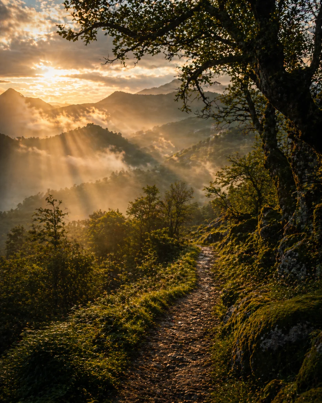 Paisaje del Camino Primitivo